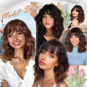 XIXIBI close up bangs shows realism and easy trim for a personalized fit.