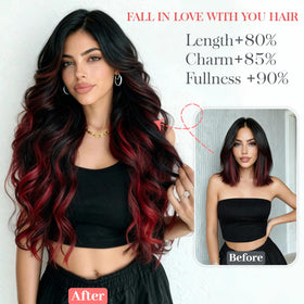 XIXISNOW 4-piece set adds length and fullness for versatile styling