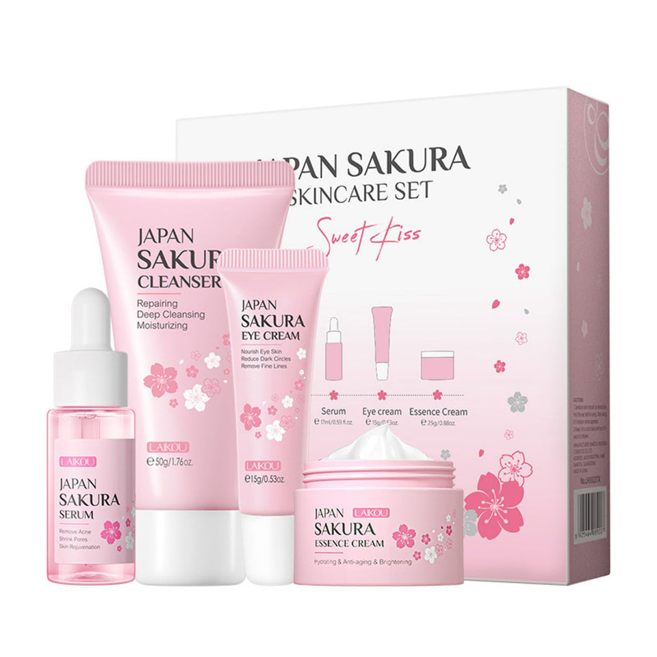 XJBD Cherry Blossom Cleanser for gentle cleansing on sensitive skin