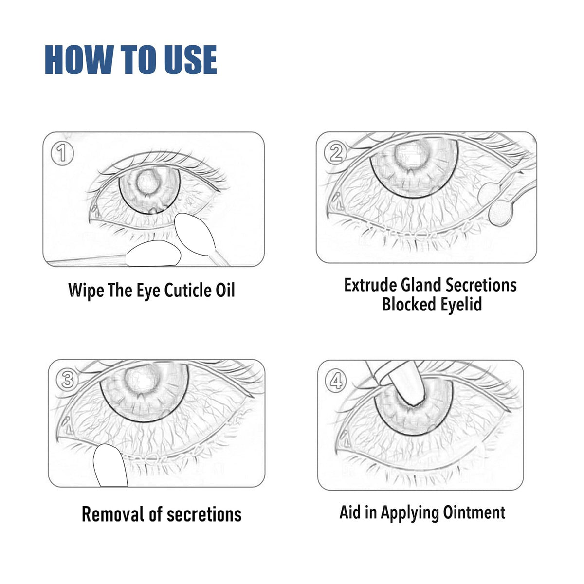 XlinMed glass-dot-stick shows flat end and round tip for safe use