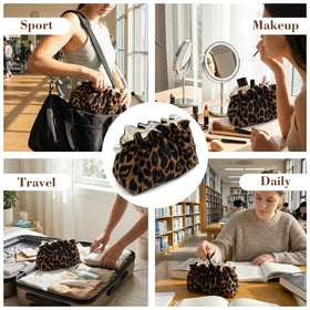 Xllhjg travel toiletry bag with sturdy zipper protects contents