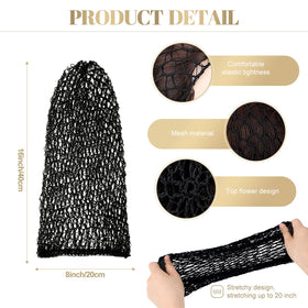 XLSXEXCL multi-use hair net set for work and home versatility.