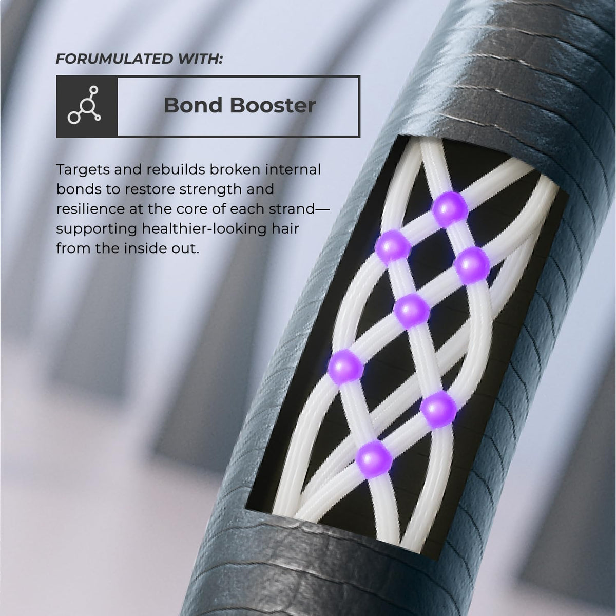 XMONDO Bond Repair Conditioner packaging highlights cruelty-free vegan formula.