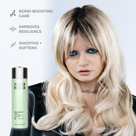 XMONDO conditioner lather forms rich foam on wet hair.