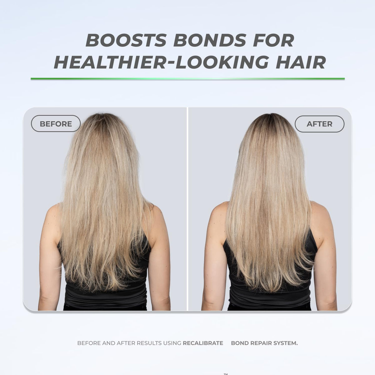XMONDO Hair Recalibrate bottle pump close-up highlighting easy dispensing.
