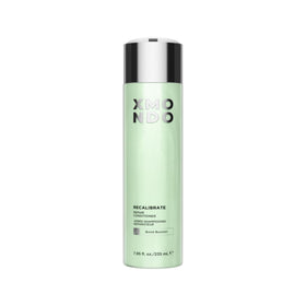 XMONDO Hair Recalibrate bottle shows vegan bond repair conditioner.