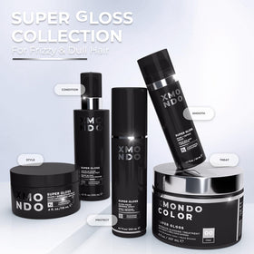 XMONDO Hair Super Gloss Leave-In Mist works well for all hair types and textures.