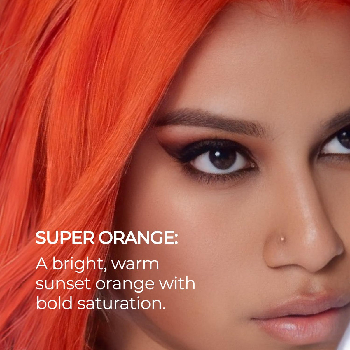 XMONDO Hair Super Orange on shelf with packaging emphasizes vegan, cruelty-free formula.