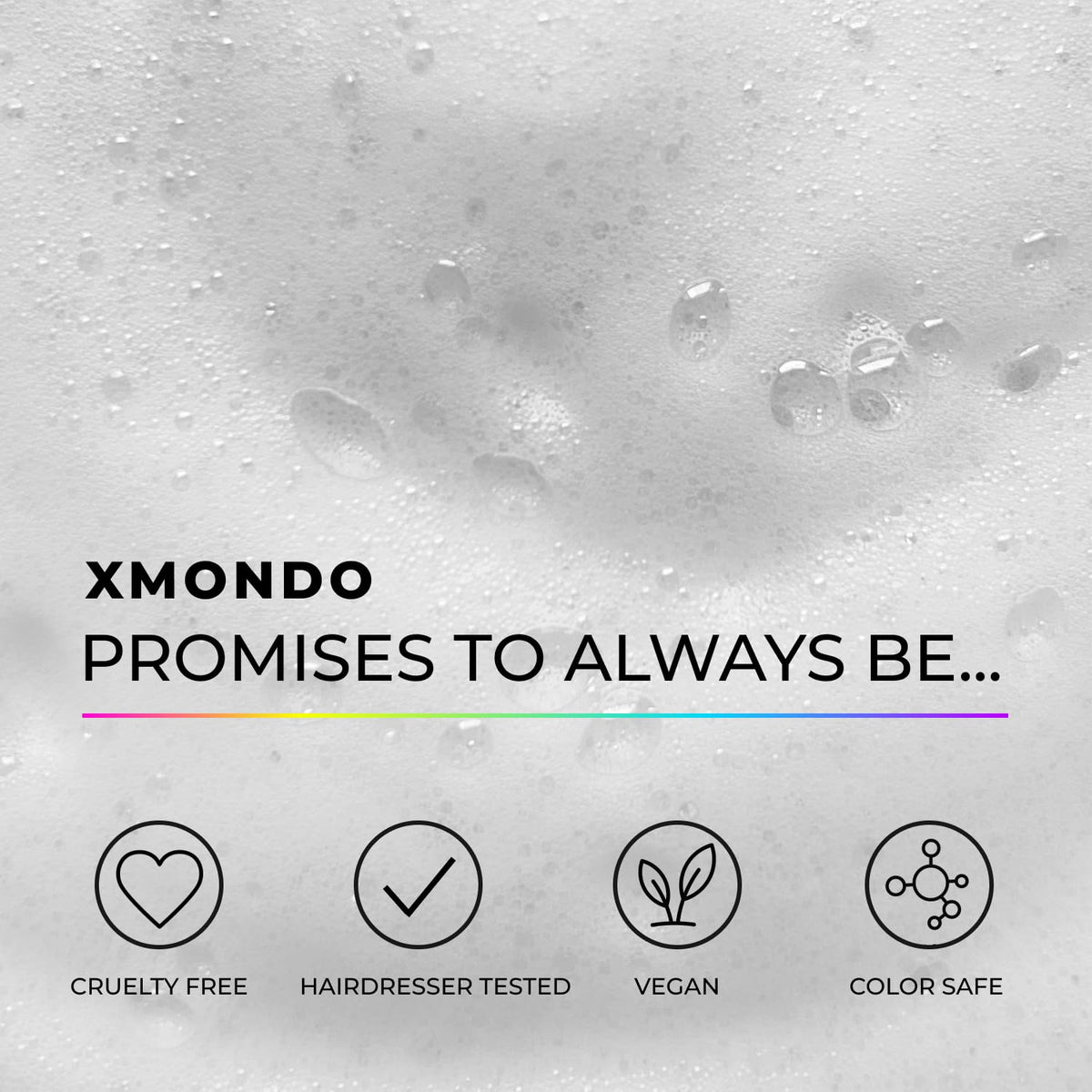 XMONDO Wave Foam fragrance notes of yuzu and jasmine on display