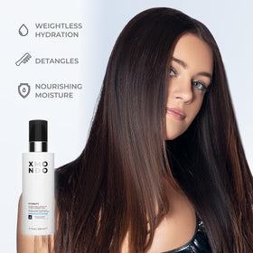 MoistureBind graphic illustrates hydration lock on the hair shaft