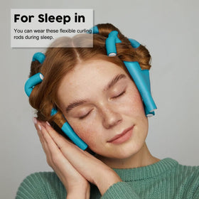 Xnicx silk hair wrap used during sleeping to preserve curls.