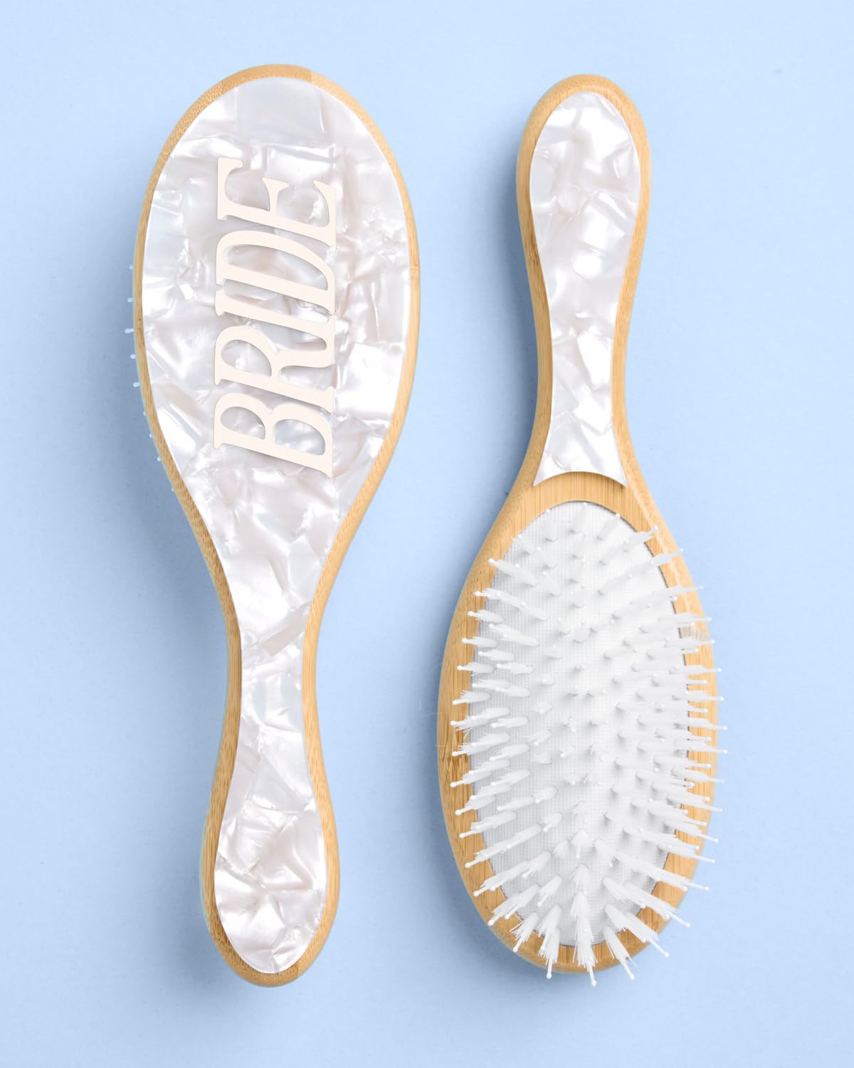 xo, Fetti Bride Hair Brush white bristles for smooth brushing