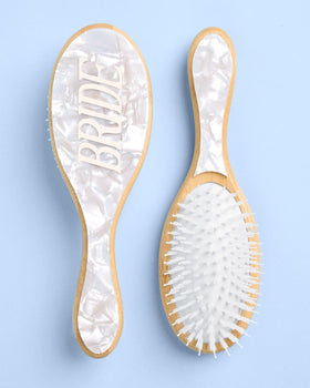 xo, Fetti Bride Hair Brush white bristles for smooth brushing