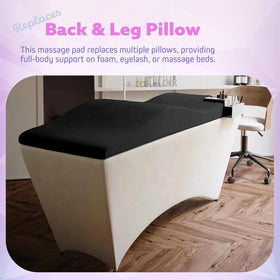Xolloz Lash Bed Topper washable cover simplifies daily cleaning and maintenance.
