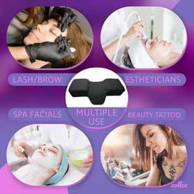 Xolloz Lash Pillow organized workspace improves on-bed efficiency