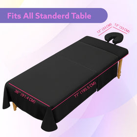 XOLLOZ secure face cradle cover on table for a clean, professional look