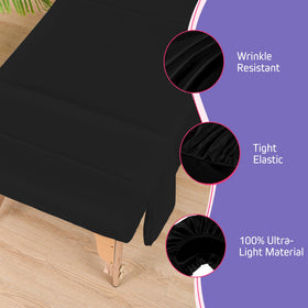 XOLLOZ microfiber cotton-feel sheets deliver soft comfort during treatments