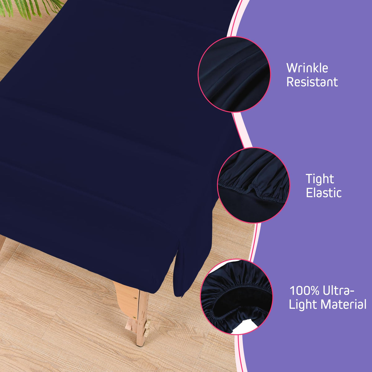 XOLLOZ soft microfiber close-up highlighting breathable, comfortable fabric.