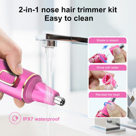 XOOMRSCP IPX7 waterproof rose trimmer for shower use.