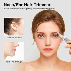 XOOMRSCP Nose Hair Trimmer 360 rotation for painless, precise trimming.