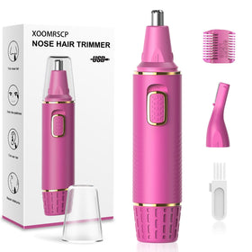 XOOMRSCP nose hair trimmer rose color for precise trimming and comfort.