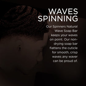 Xotics Spinners Wave Soap Bar with Jamaican castor oil supports daily hydration