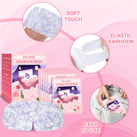 XPCARE Rose eye mask packaging disposable and ready for sharing