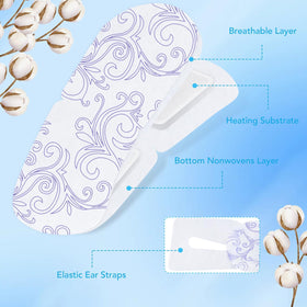 XPCARE steam eye mask worn, ready for warmth and comfort