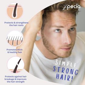 XPECIA New Hair Growth Formula packaging presented in a sleek box