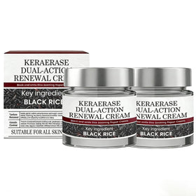 XQMVCO Keratin Erase renewal cream pack front for daily hydration and comfort.