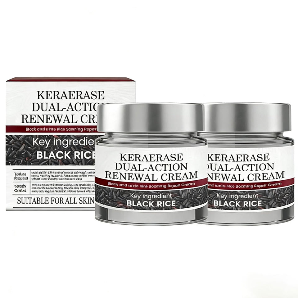 XQMVCO Keratin Erase renewal cream pack front for daily hydration and comfort.