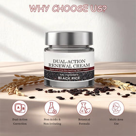XQMVCO Keratin Erase cream texture close-up shows a mild, non-greasy formula.