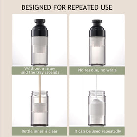 XQNCBY 50ml bottles fit creams, serums, and toners.
