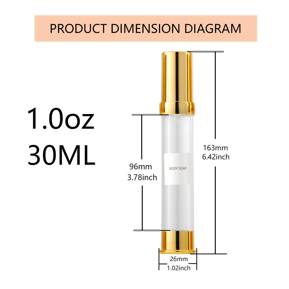 XQNCBY airless pump bottles protect contents from contamination and prolong shelf life.