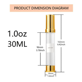 XQNCBY airless pump bottles protect contents from contamination and prolong shelf life.