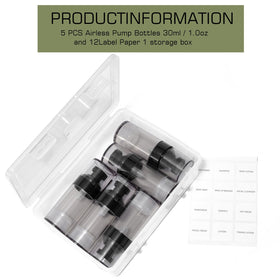 XQNCBY clear organizer case helps keep bottles organized