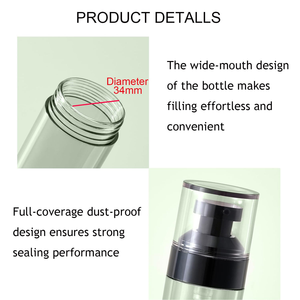 XQNCBY leakproof travel bottles prevent spills in luggage