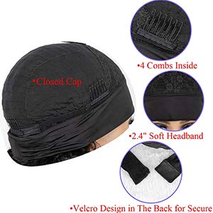 XSY Headband wig with ice-silk band feels ultra smooth and comfortable