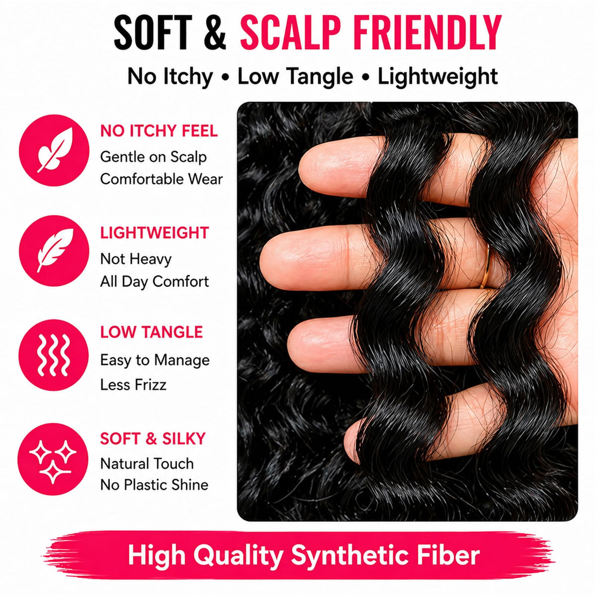 XSASLYET eight-pack set provides full-head volume for a fluffy look