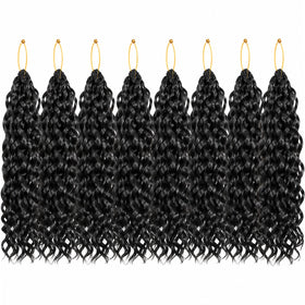 XSASLYET gogo curl crochet hair pre-looped design enables quick installs