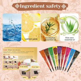 XsXiXi tattoo cones in eight colors for vibrant, long-lasting designs.