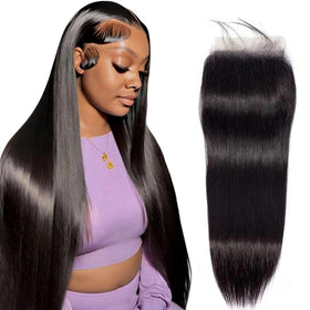 XSY 5x5 front-part closure look completes natural, versatile hairstyles.
