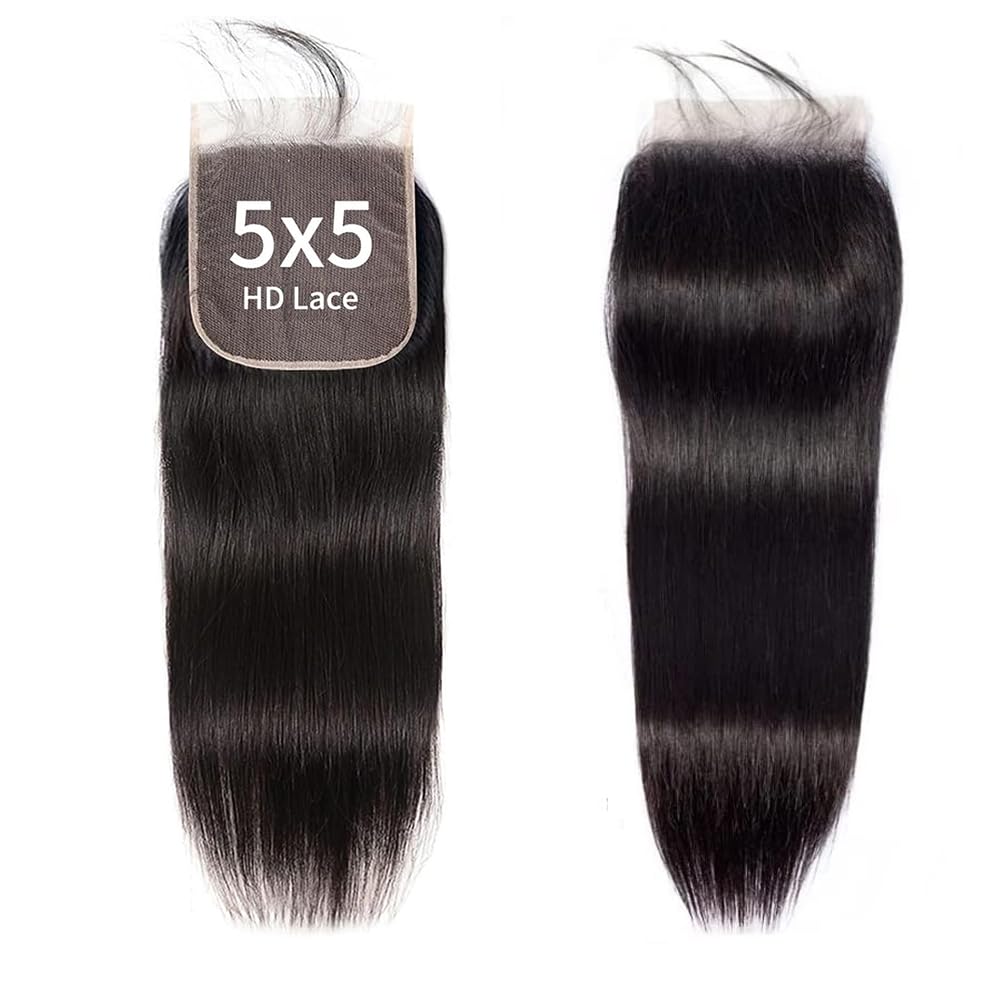 XSY lace closure natural hairline pre-plucked supports easy styling and a ready-to-wear look.