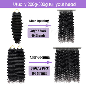 XSY natural black color crochet hair provides seamless color match for a natural look.