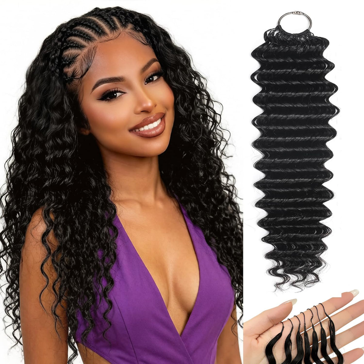 XSY party-ready crochet hair suits weddings and events with flexible styling.