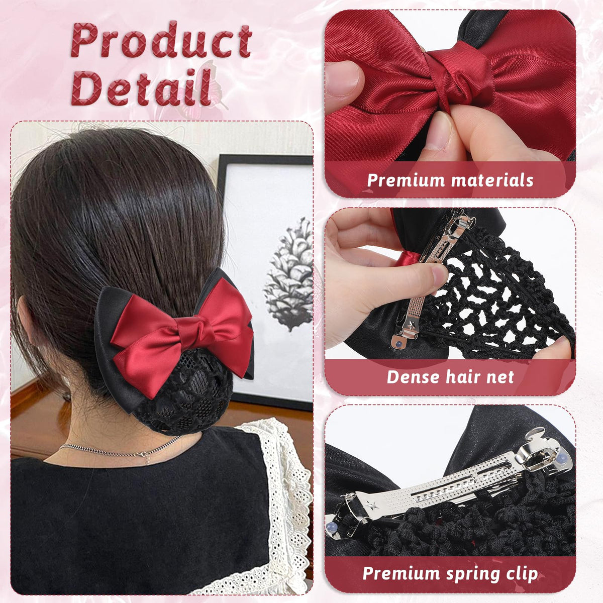 Xthrotsenk metal hairpin provides secure hold for updos.