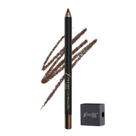 Xtreme Lashes GlideLiner Xpresso brown swatch shows rich waterproof color