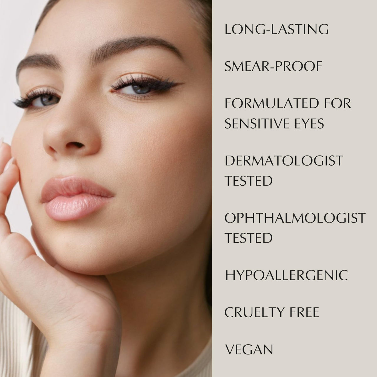 Xtreme Lashes GlideLiner sensitive-eye friendly formula suits sensitive eyes.