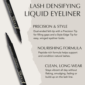Xtreme Lashes style edge angled tip close-up for bold wings