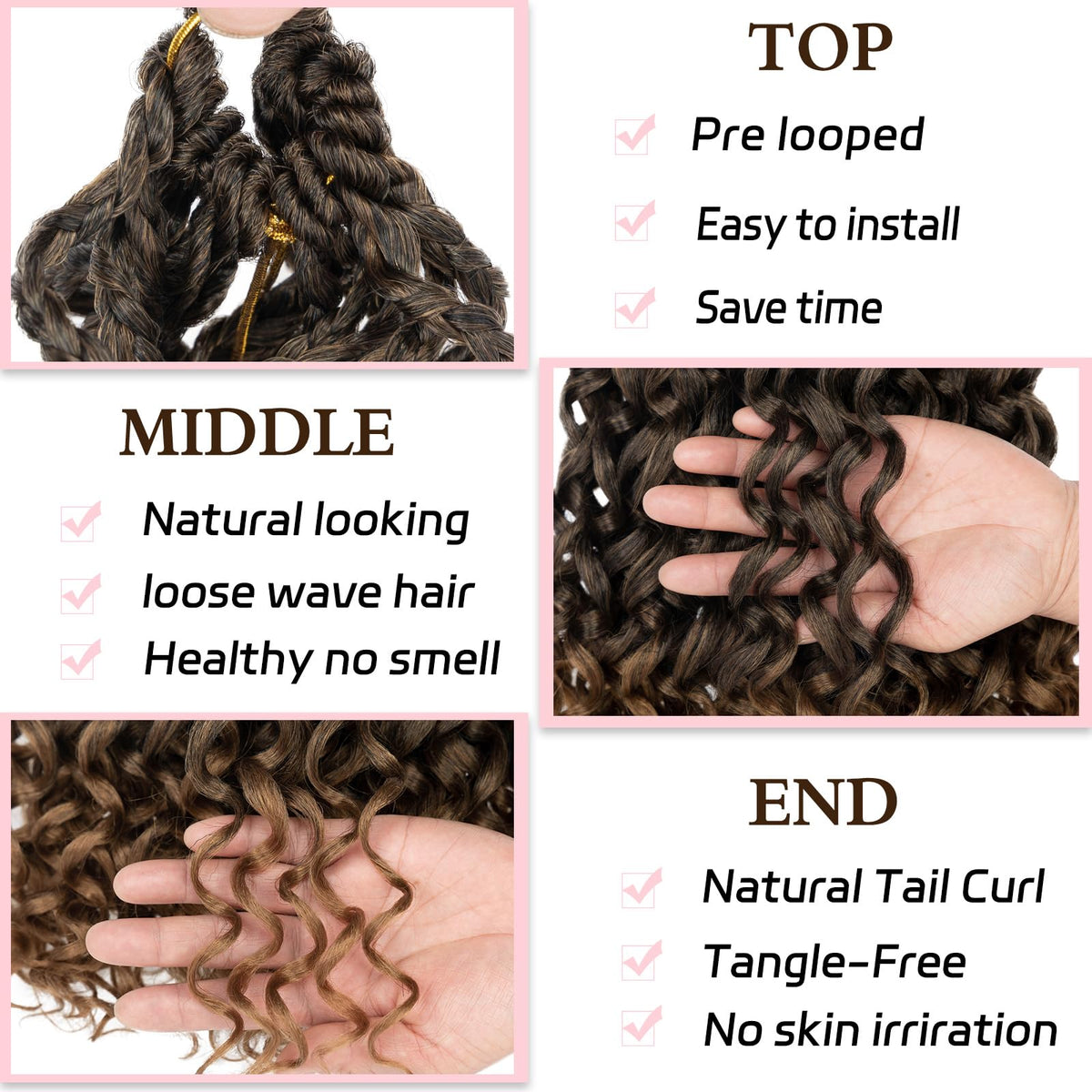 XTREND Gogo Curl 16 strands per pack for full head coverage.